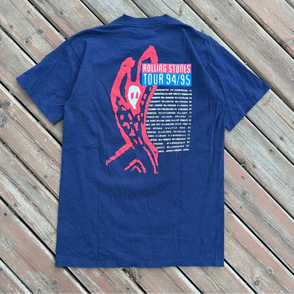 vintage 1994 rolling stones voodoo lounge band tee - Picture 5 of 7